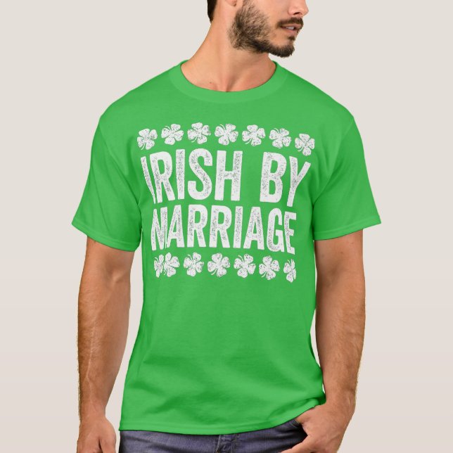 Irish by Giftermål St patricks day Gift Premium T Shirt (Framsida)