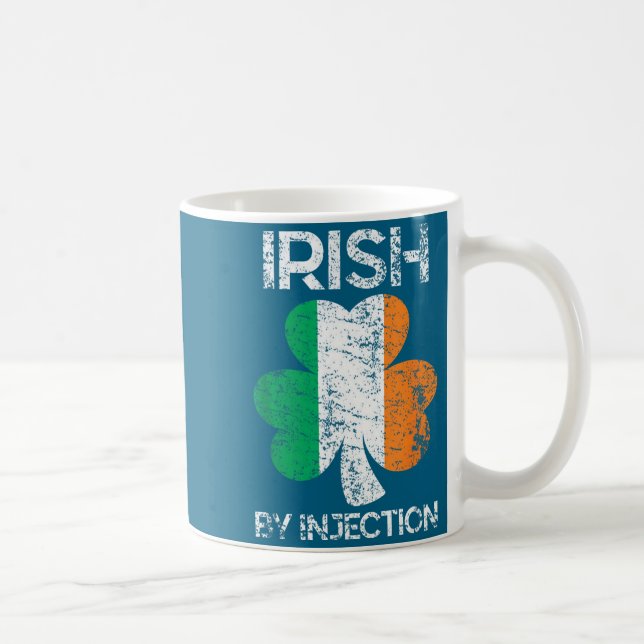 Irish By Injection St Patricks Day  Kaffemugg (Höger)