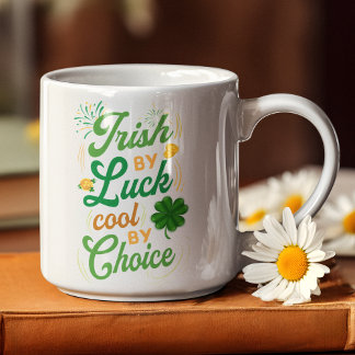 Irish by Tur Coola by Choice St. Patrick's Day Kaffemugg
