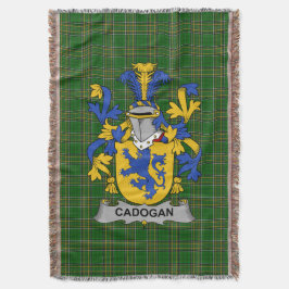 Irish Cadogan Jackar om Arm Family Crest Ireland Filt