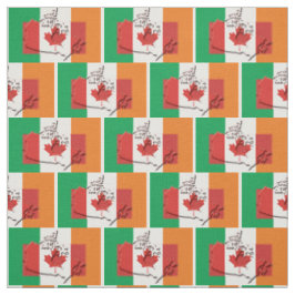 IRISH CANADIAN FLAGGOR Proud Heritage Tyg