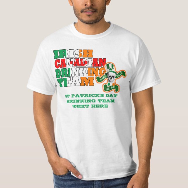 Irish Canadian St patricks day T-shirt (Framsida)