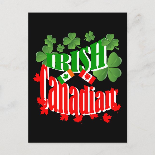 Irish Canadian Vykort (Framsida)