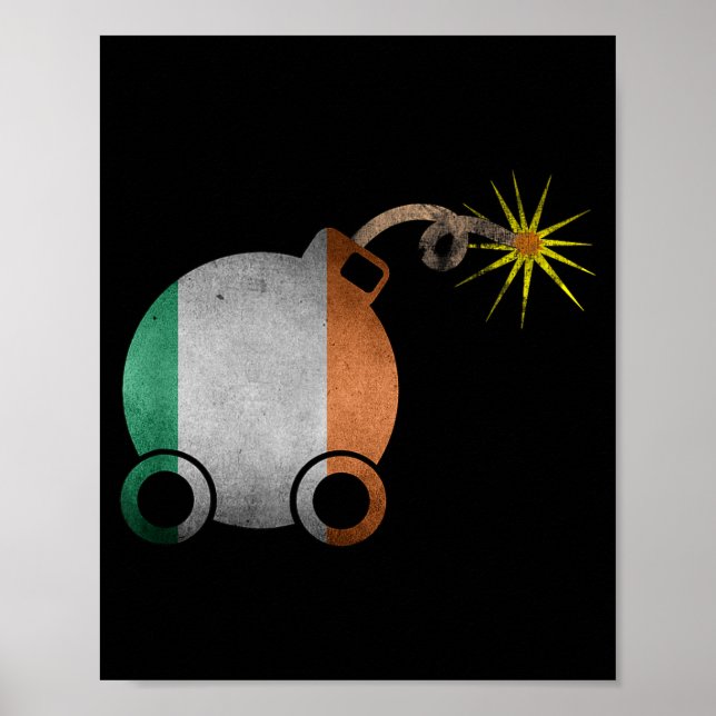 Irish Car Bomb St Patrick's Day Tail Lover  Poster (Framsidan)