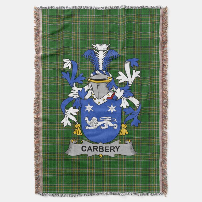 Irish Carbery Jackar Arm Family Crest Ireland Filt (Framsidan Vertikal)