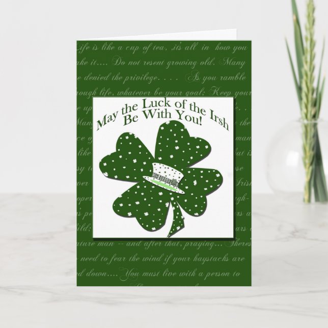 Irish Card Kort (Framsida)