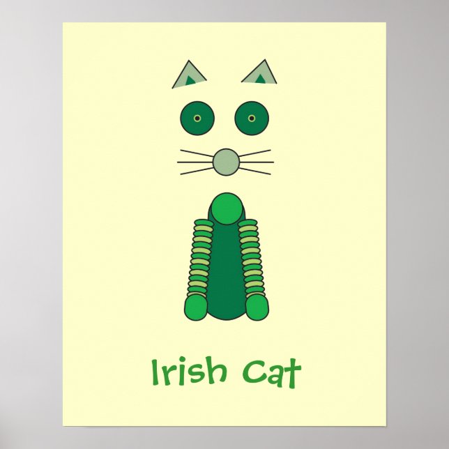 Irish Cat Poster (Framsidan)