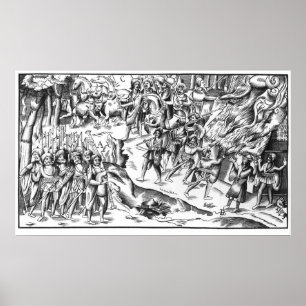 Irish Cattle Raid på engelska Plantation Poster