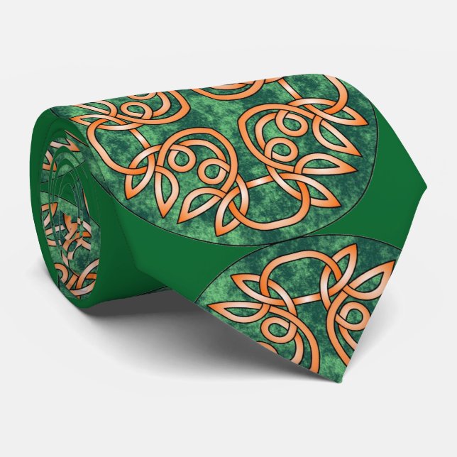 Irish Celtic Design St. Patrick's Day Tie Slips (Rullad)