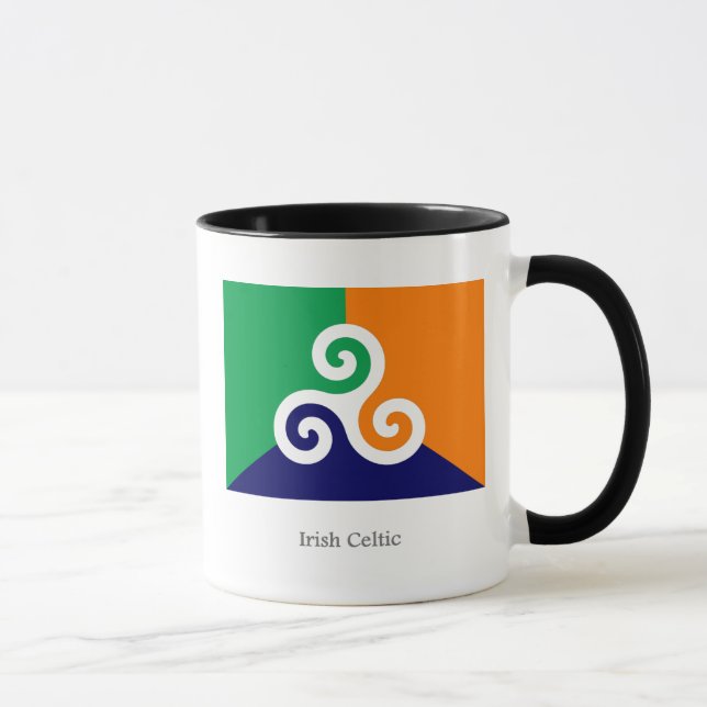 Irish Celtic Flagga Mugg (Höger)