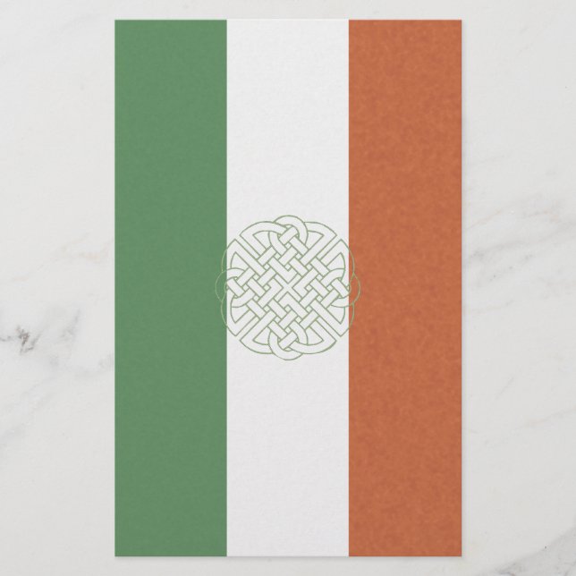 Irish Celtic Knot Brevpapper (Framsida)
