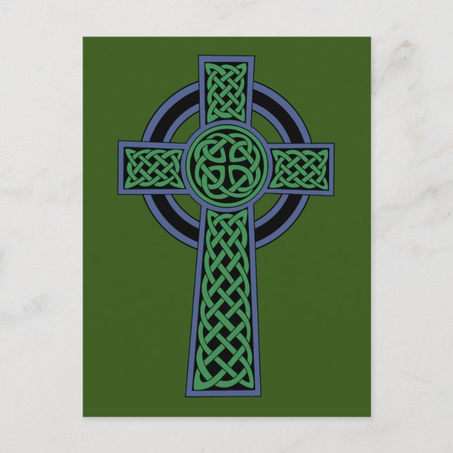 Irish Celtic Knot Kor Vykort (Framsida)