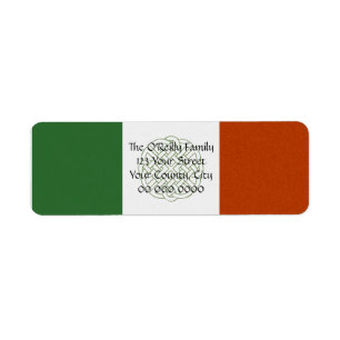 Irish Celtic Knot Return Address Label Returadress Etikett