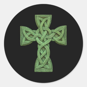 Irish Celtic Kor Knot Christian Heliga Trinity Sco Runt Klistermärke