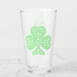 Irish Celtic Shamrock Glaskopp