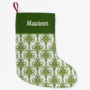 Irish Celtic Shamrock-julklapp Liten Julstrumpa
