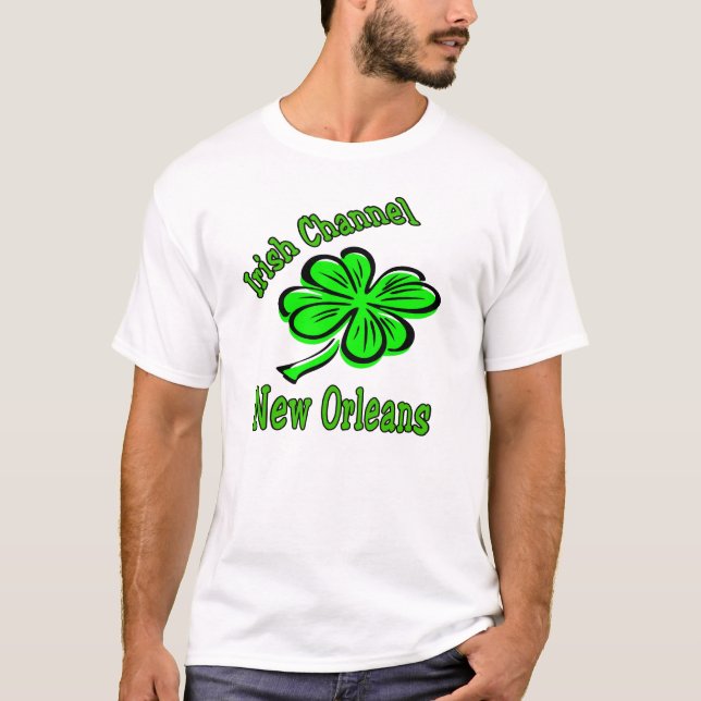 Irish Channel New Orleans T Shirt (Framsida)