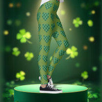 Irish Charm Trendig Oliv grönt Heart