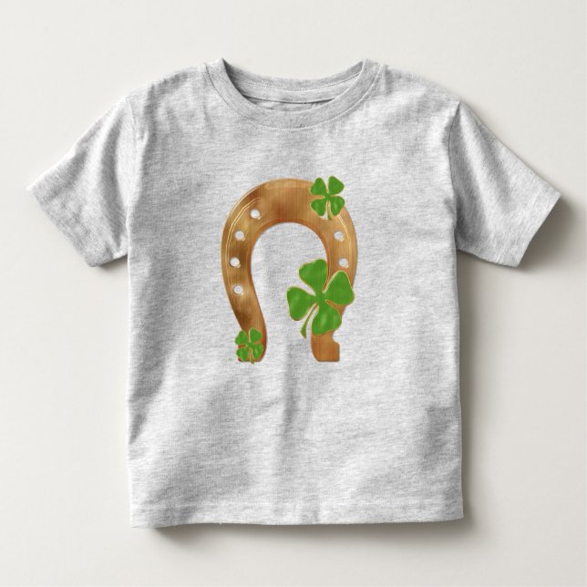 Irish Charm Whimsical BOYS T Shirt (Framsida)