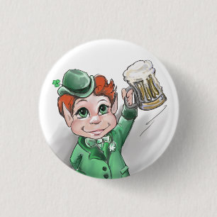 Irish Cheers! Knappen st patrick's day Knapp