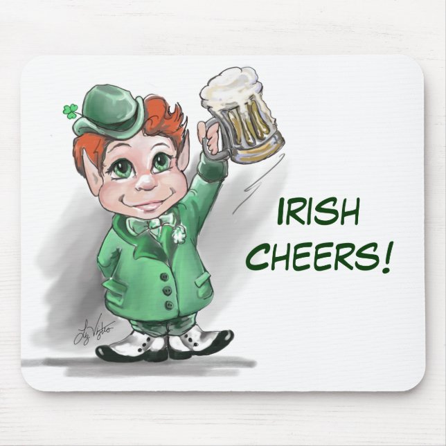 Irish Cheers! Mousepad Musmatta (Framsidan)