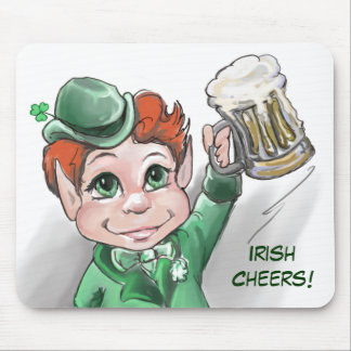 Irish Cheers! Porträtt Mousepad Musmatta