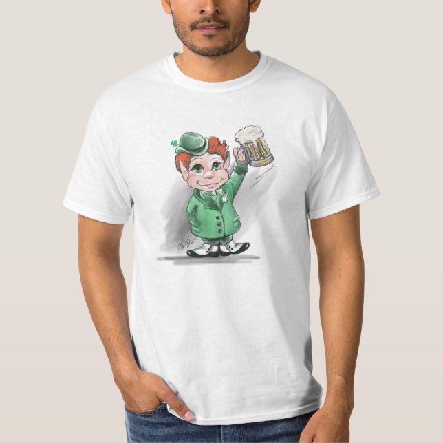 Irish Cheers! St patrick's day T-Shirt (Framsida)