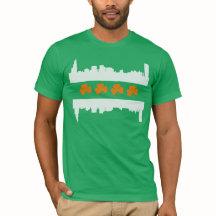 Irish Chicago Skyline Flagga St patrick's day