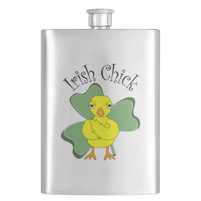 Irish Chick Text Shamrock Fickplunta (Framsidan)