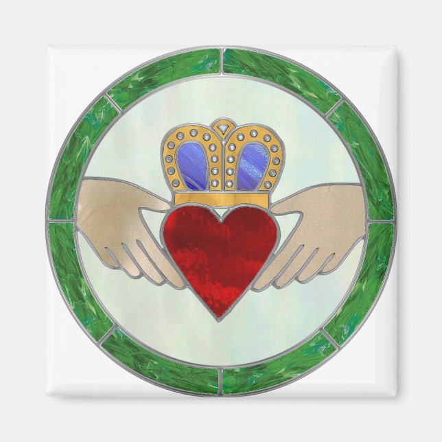 Irish Claddagh Magnet (Framsidan)