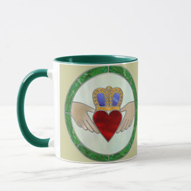 Irish Claddagh Mugg (Vänster)