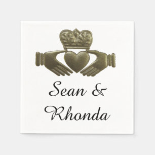 Irish claddagh pappersservett