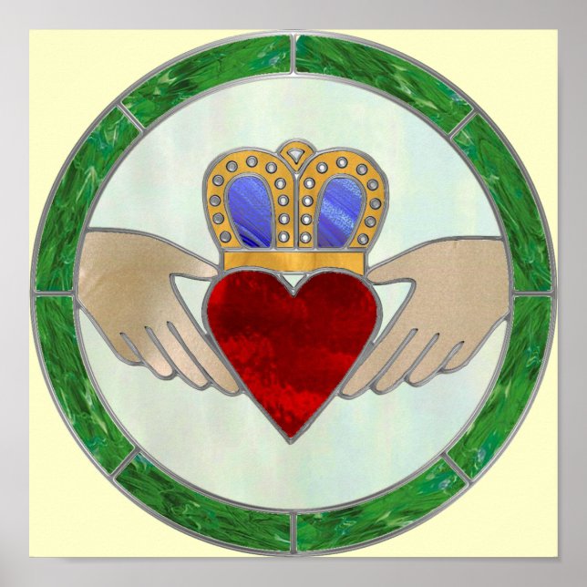 Irish Claddagh Poster (Framsidan)