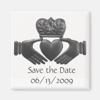 Irish Claddagh spara datum magnet