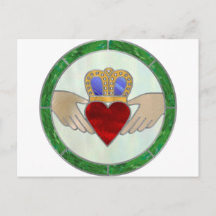 Irish Claddagh Vykort