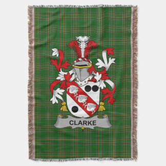Irish Clarke Jackar Arm Family Crest Ireland Filt