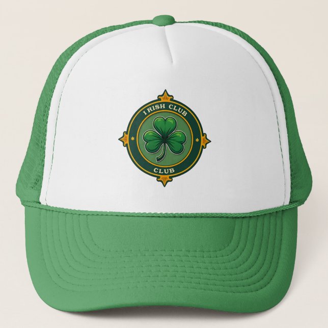 Irish Club St Patrick’s Day Shirt – boné Keps (Framsida)