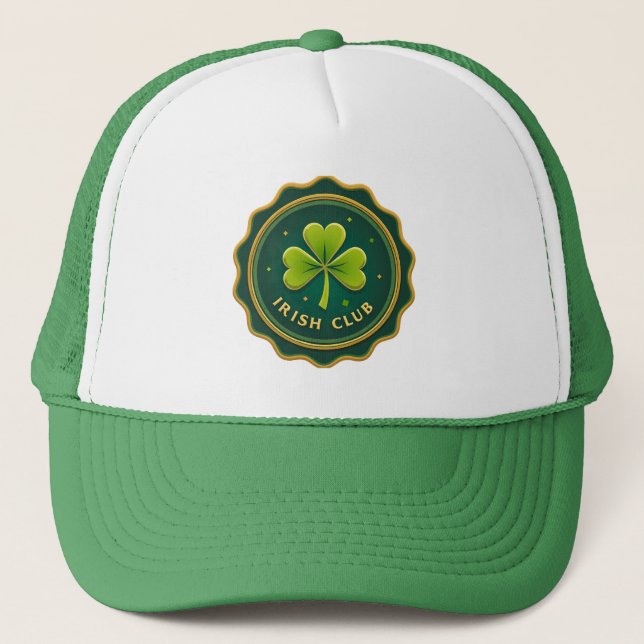Irish Club St Patrick’s Day Shirt – boné Keps (Framsida)