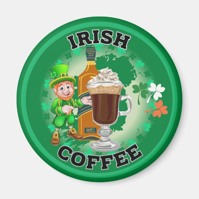 Irish Coffee - An Elixir. Magnet (Framsidan)
