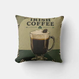 Irish Coffee Celtic Pub Decor  Kudde