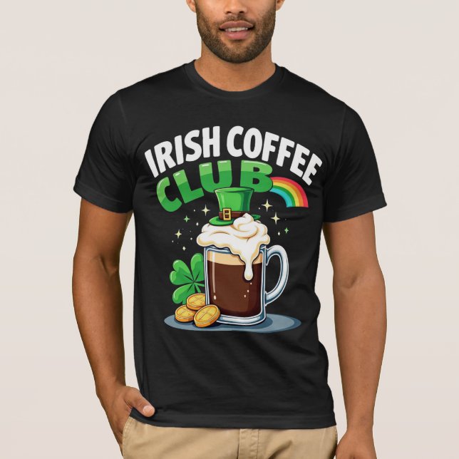 Irish Coffee Klubb T Shirt (Framsida)