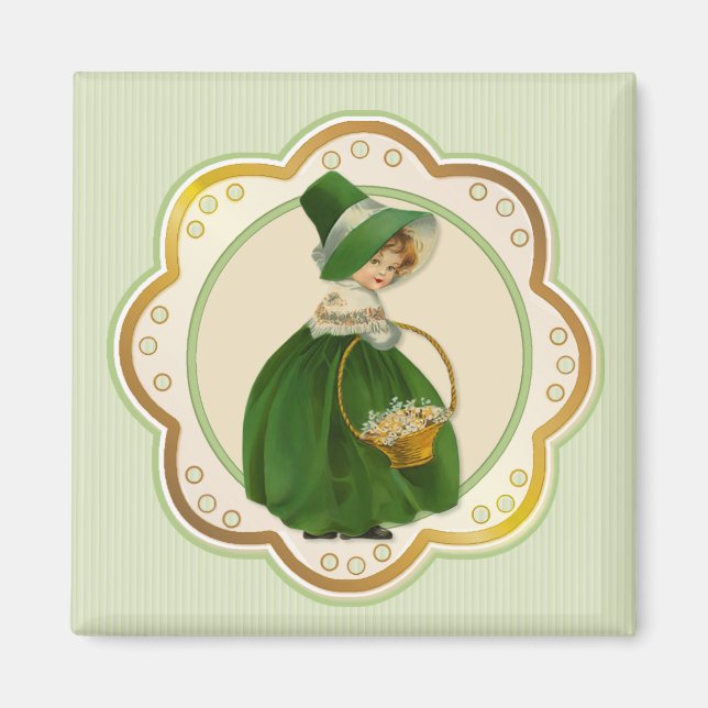 Irish Colleen och Basket Magnet (Framsidan)