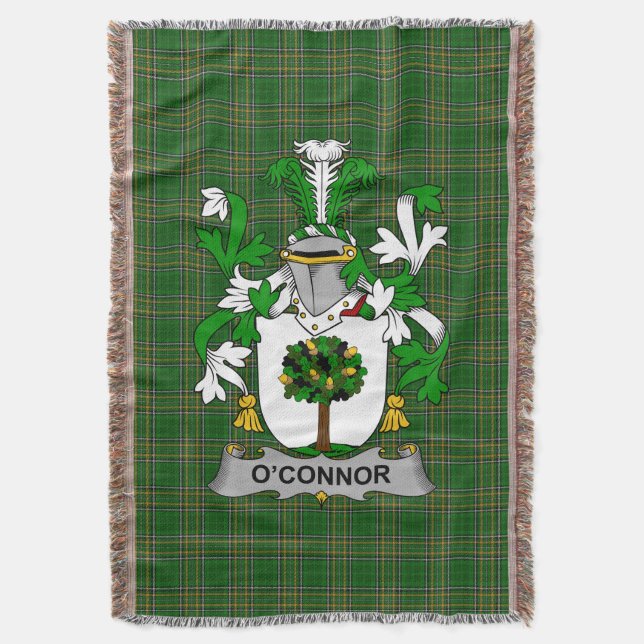 Irish Connor eller O_Connor (Faly) Jackar om Arm F Filt (Framsidan Vertikal)