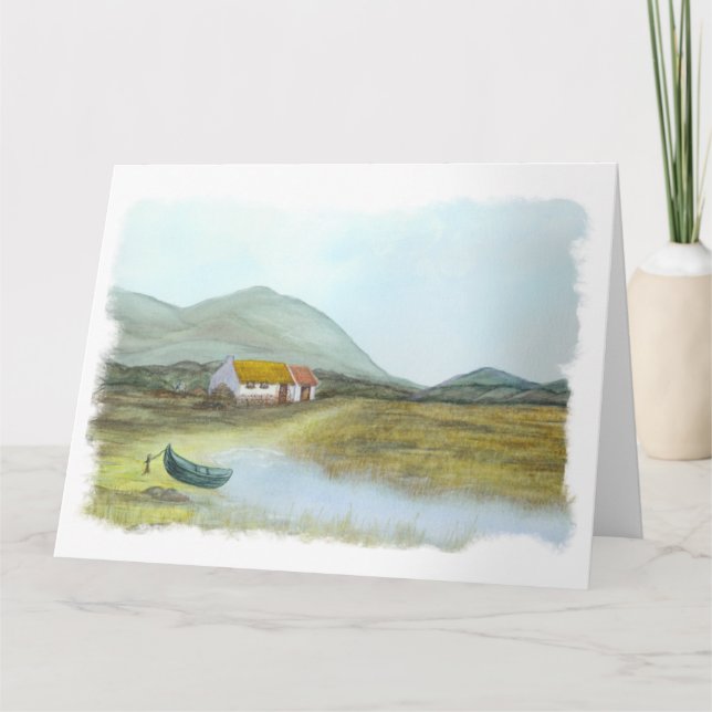 Irish Cottage by Brigid O'Neill Hovey Kort (Framsida)