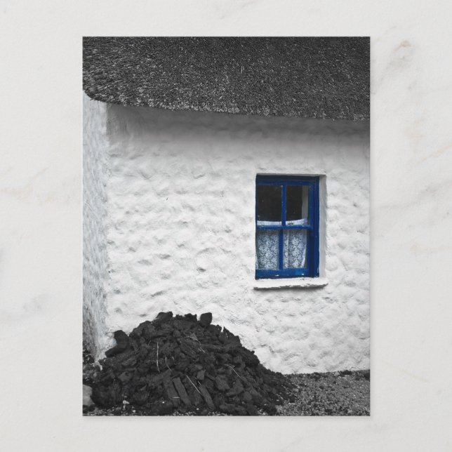 Irish Cottage Postcard Vykort (Framsida)