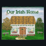 Irish Cottages Calendar Kalender<br><div class="desc">Denna vackra Thatched Cottages 2009-kalender innehåller 12 exklusivers design från Irish Village Series av Nancy Monaghan. Underbara detaljer finns i dessa underbara irländska landskapskonstruktioner.</div>