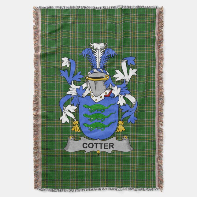 Irish Cotter eller MacCotter Jackar av Arm Family  Filt (Framsidan Vertikal)