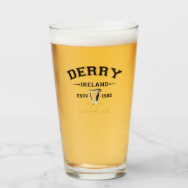 Irish County Derry Ireland Personlig Text Glaskopp