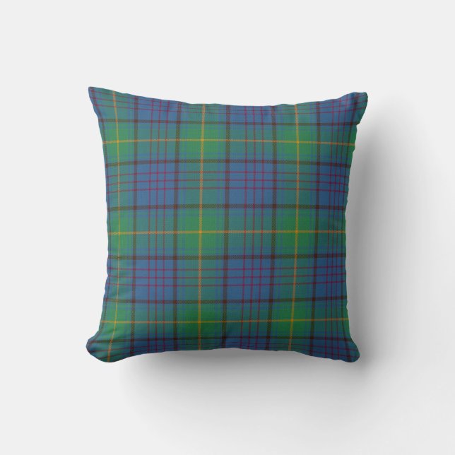 Irish County Donegal Tartan Kudde (Framsida)
