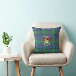 Irish County Donegal Tartan och Jackande av Arm Kudde